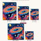 Cosmic Dynamic Flow canvas sizes from 12 x 12 to 23.5 x 23.5 inches