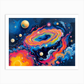 Cosmic Dynamic Flow Painting by Numbers Kit
