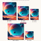 Cosmic Realms canvas sizes from 12 x 12 to 23.5 x 23.5 inches