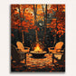 Fireside Serenity Painting by Numbers Kit