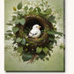 Cradle of Green paint by numbers kit on stretched canvas