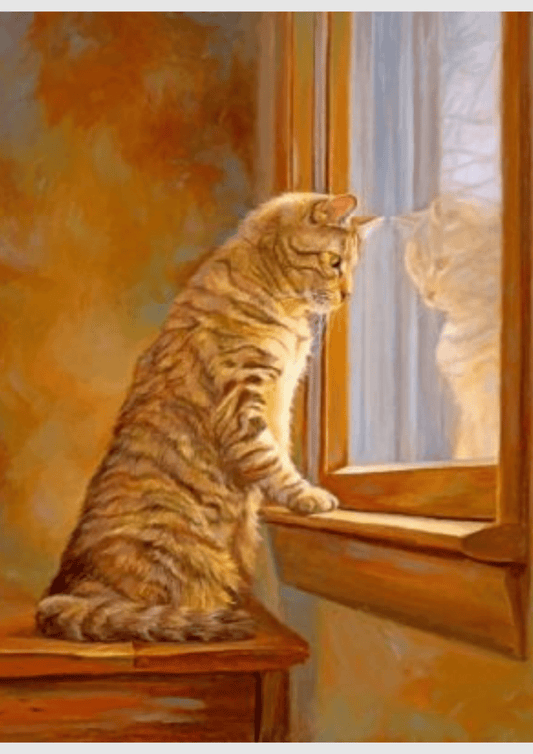 Curious Cat - Premium Paint by Numbers Kit