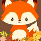 Cute Baby Fox - Artistry By Numbers