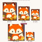 Cute Baby Fox canvas sizes from 12 x 12 to 23.5 x 23.5 inches