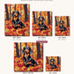 Dachshund in the Leaves canvas sizes from 12 x 12 to 23.5 x 23.5 inches