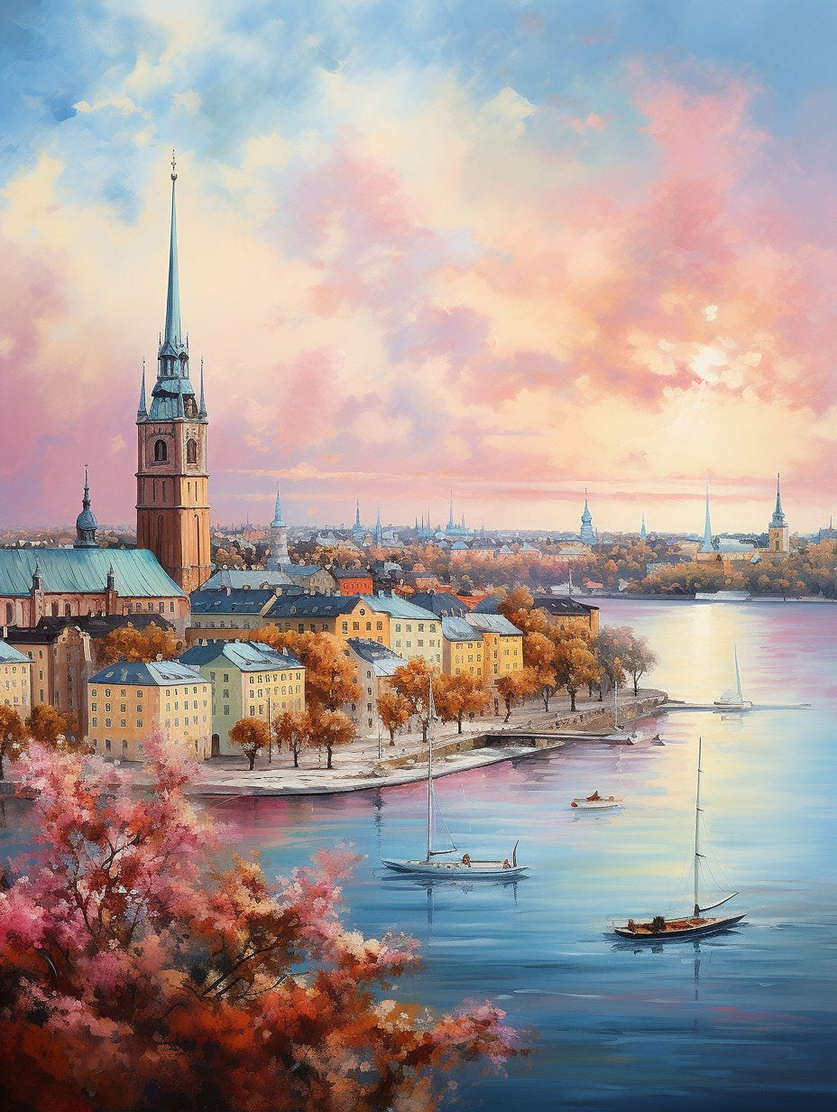 Stockholm by the Water - Premium Art Kit