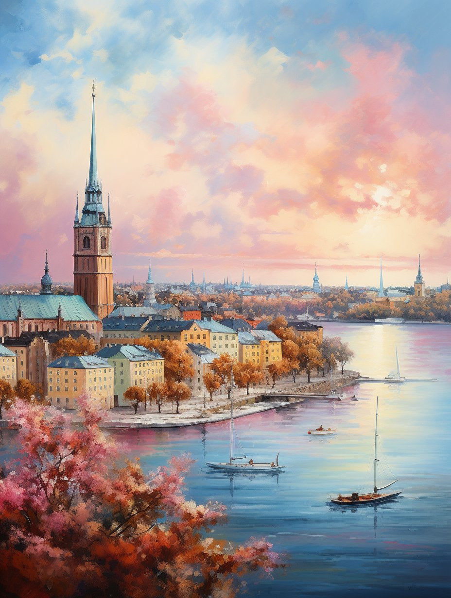 Stockholm by the Water - Premium Art Kit