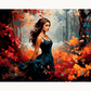 Deep Carmine Painting by Numbers Premium Kit