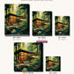 Cozy Forest Escape canvas sizes from 12 x 12 to 23.5 x 23.5 inches
