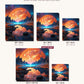 Deep Space Glow canvas sizes from 12 x 12 to 23.5 x 23.5 inches