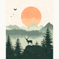 Elk Grove Painting by Numbers Premium Kit