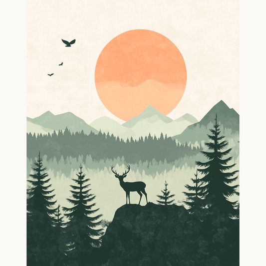 Elk Grove Painting by Numbers Premium Kit