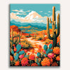 Desert Flora Hues Painting by Numbers Kit