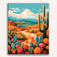 Desert Flora Hues Painting by Numbers Kit
