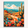 Desert Flora Hues Painting by Numbers Kit