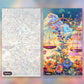 Divine Libra paint by numbers kit, before and after
