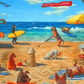 Dogs Walking Around - Artistry By Numbers
