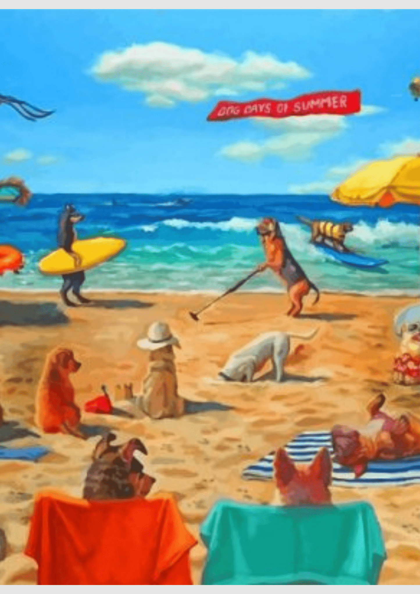 Dogs Walking Around - Artistry By Numbers