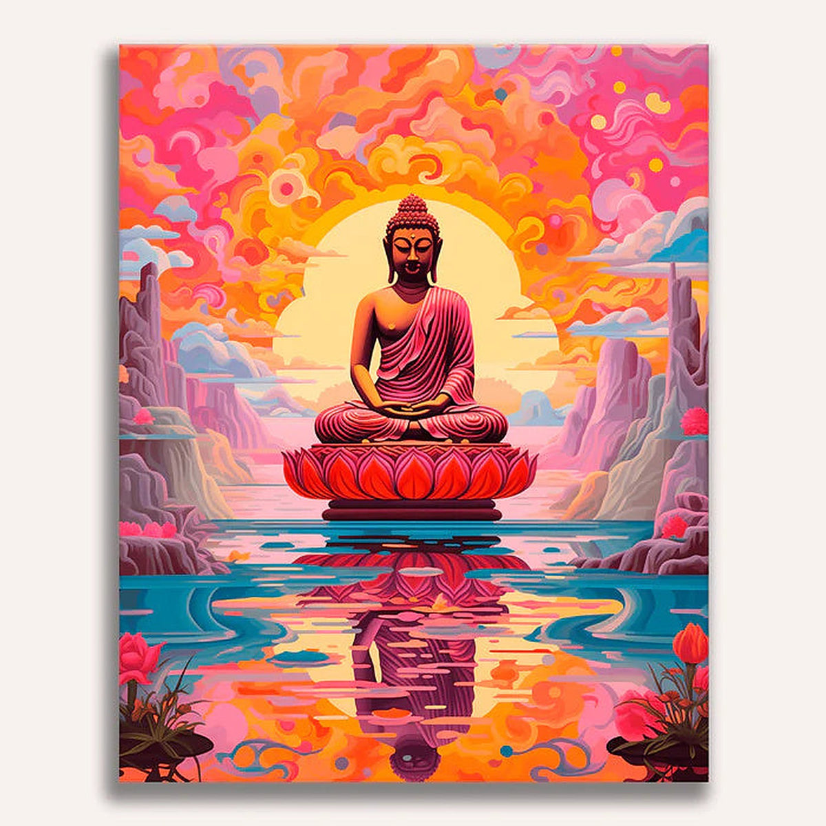 Buddha's Reverie Painting by Numbers Kit