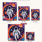 Drifting Astronaut canvas sizes from 12 x 12 to 23.5 x 23.5 inches