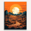 Desert Glow Wander Painting by Numbers Kit