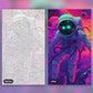 Echoes in the Void paint by numbers kit, before and after