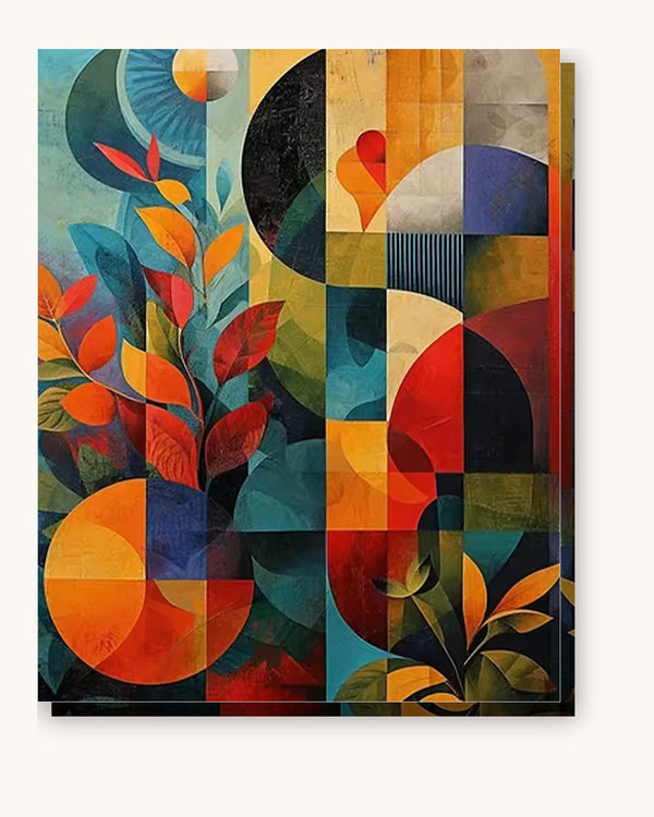 Echoes of Imagination paint by numbers kit on stretched canvas