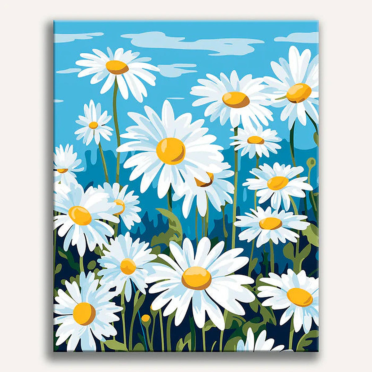 Elysian Daisy Field Painting by Numbers Kit