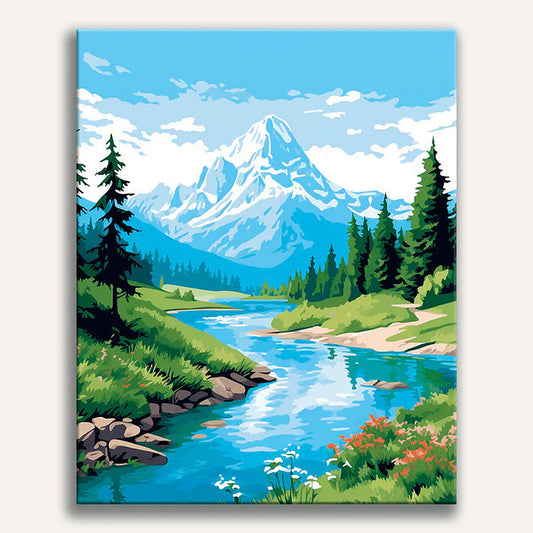 Heavenly Reverie Painting by Numbers Kit