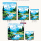 Heavenly Reverie canvas sizes from 12 x 12 to 23.5 x 23.5 inches