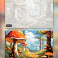 Enchanted Forest Trail paint by numbers kit, before and after