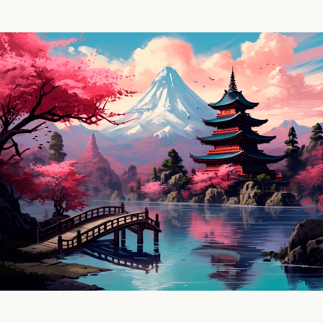Fuji's Eternity Painting by Numbers Premium Kit