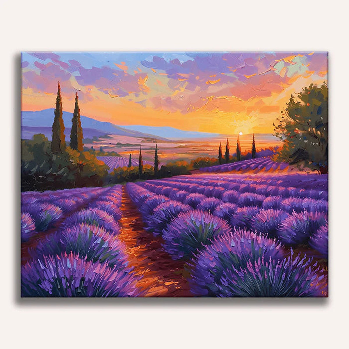 Endless Lavender Fields Art Painting Kit