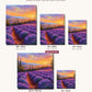 Endless Lavender Fields canvas sizes from 12 x 12 to 23.5 x 23.5 inches