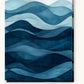Infinite Sea paint by numbers kit on stretched canvas