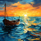 Evening Sail Painting by Numbers Premium Kit
