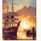 Farewell to Glory paint by numbers kit on stretched canvas