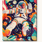 Fauvist Space Voyager paint by numbers kit on stretched canvas