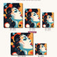 Feminine Strength canvas sizes from 12 x 12 to 23.5 x 23.5 inches