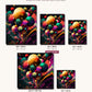 Festive Fusion canvas sizes from 12 x 12 to 23.5 x 23.5 inches