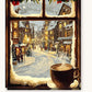 Merry Spectacle paint by numbers kit on stretched canvas