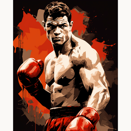 Artistic Fighter Painting by Numbers Kit