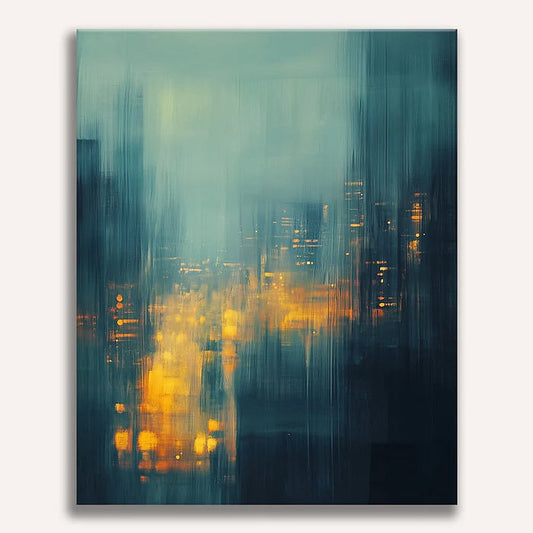 Illuminated City Nights - Paint by Numbers