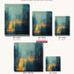 Illuminated City Nights canvas sizes from 12 x 12 to 23.5 x 23.5 inches