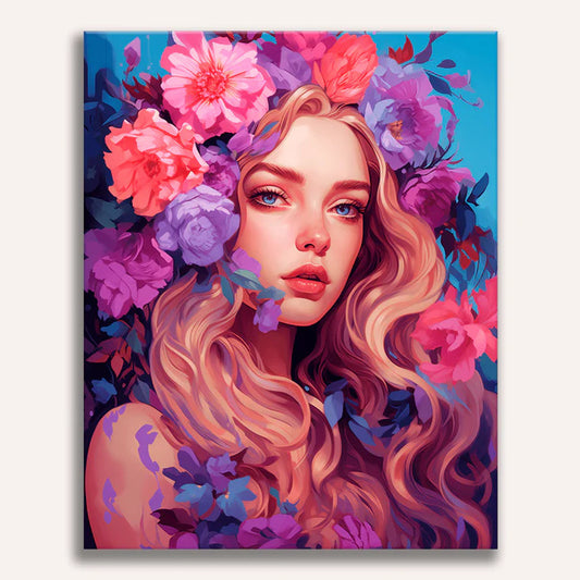 Blossom Explosion Painting by Numbers Kit