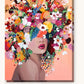 Floral Dreamer paint by numbers kit on stretched canvas