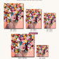 Floral Dreamer canvas sizes from 12 x 12 to 23.5 x 23.5 inches