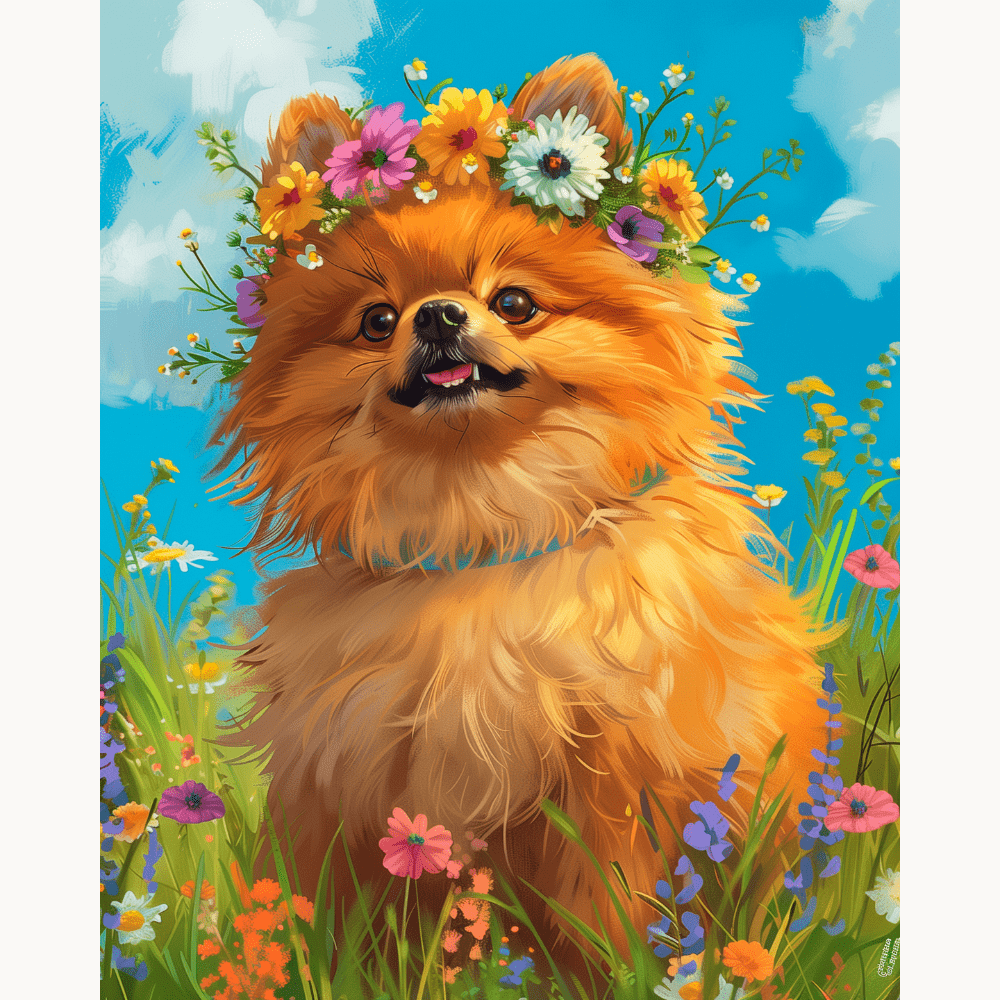 Flower Crowned Pup Premium Collection Kit