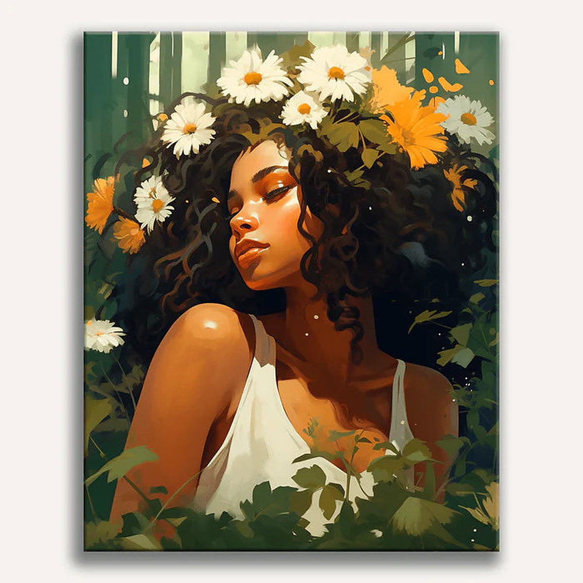 Forest Queen Painting by Numbers Premium Kit