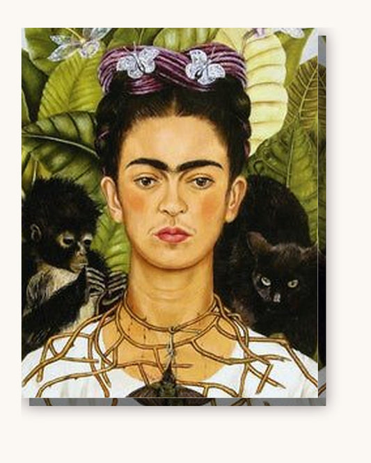 Frida Kahlo paint by numbers kit on stretched canvas